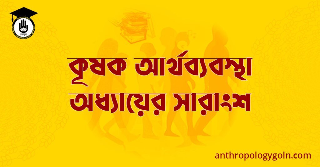 কৃষক আর্থব্যবস্থা অধ্যায়ের সারাংশ